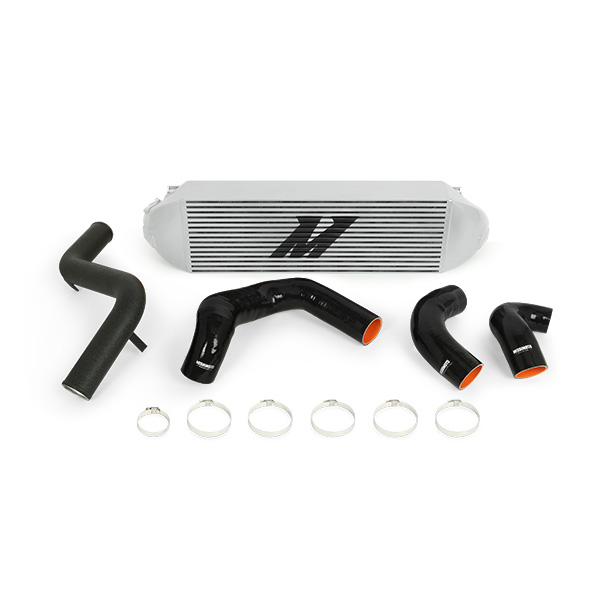 Mishimoto — Mishimoto 2013+ Ford Focus ST Silver Intercooler w/ Black Pipes - view 10